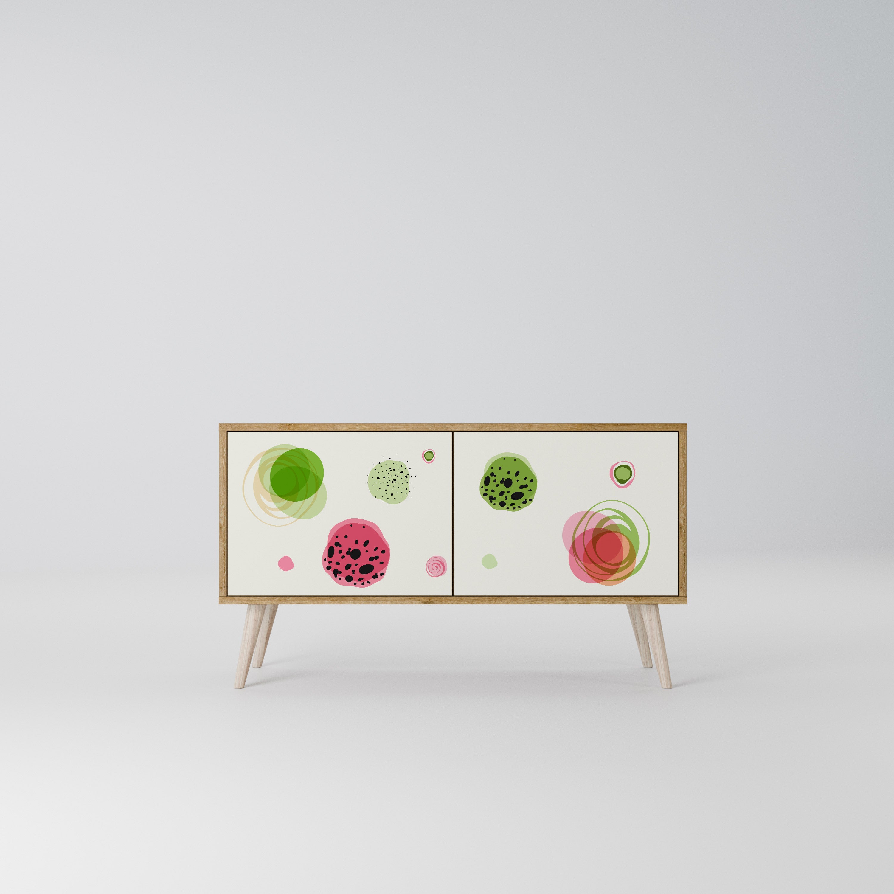 COLORFUL COSMOS Kompaktní dvoudveřový TV stolek