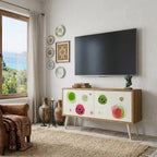 COLORFUL COSMOS Kompaktní dvoudveřový TV stolek