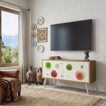 COLORFUL COSMOS Kompaktní dvoudveřový TV stolek
