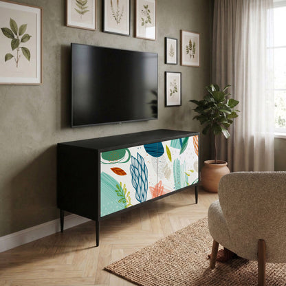 BOTANICAL HURRICANE Kompaktní dvoudveřový TV stolek