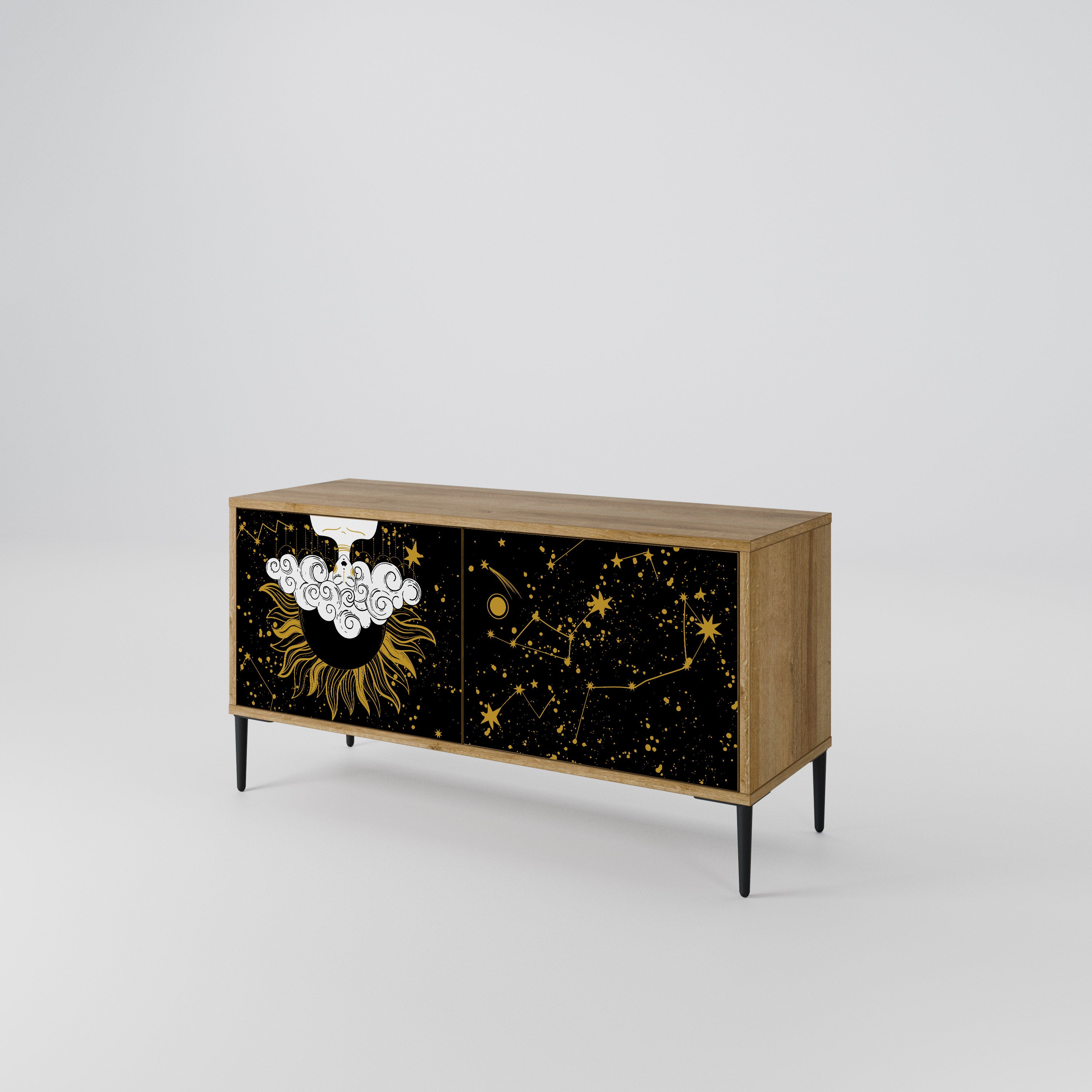 STELLAR CONSTELLATIONS Compact 2-Door TV Cabinet