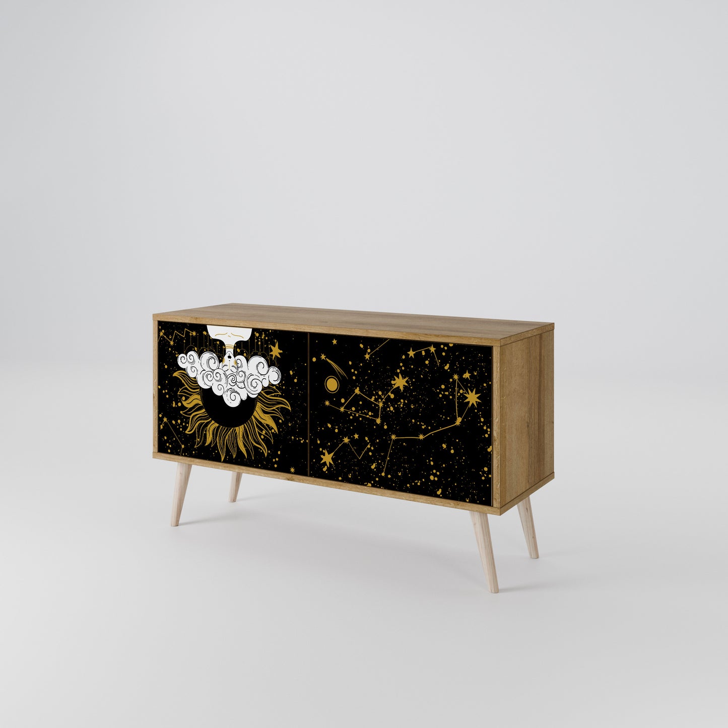 STELLAR CONSTELLATIONS Kompaktní dvoudveřový TV stolek