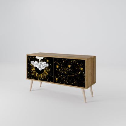 STELLAR CONSTELLATIONS Kompaktní dvoudveřový TV stolek