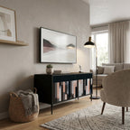 COLLAGE OF RECTANGLES Kompaktní dvoudveřový TV stolek