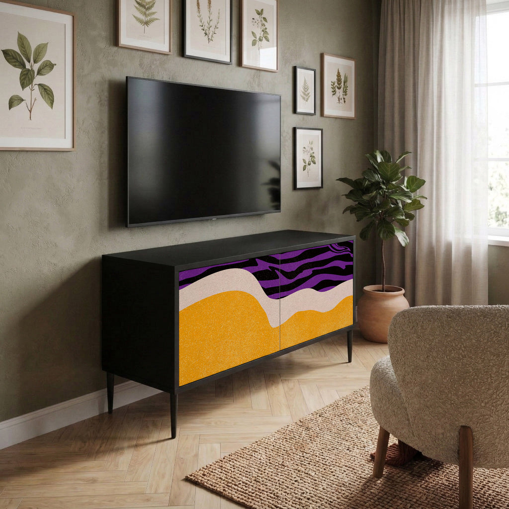 INDEPENDENT BORDER Kompaktní dvoudveřový TV stolek