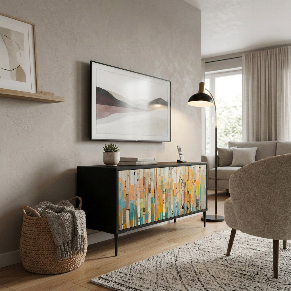 BIRCH KALEIDOSCOPE Kompaktní dvoudveřový TV stolek