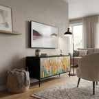 BIRCH KALEIDOSCOPE Kompaktní dvoudveřový TV stolek