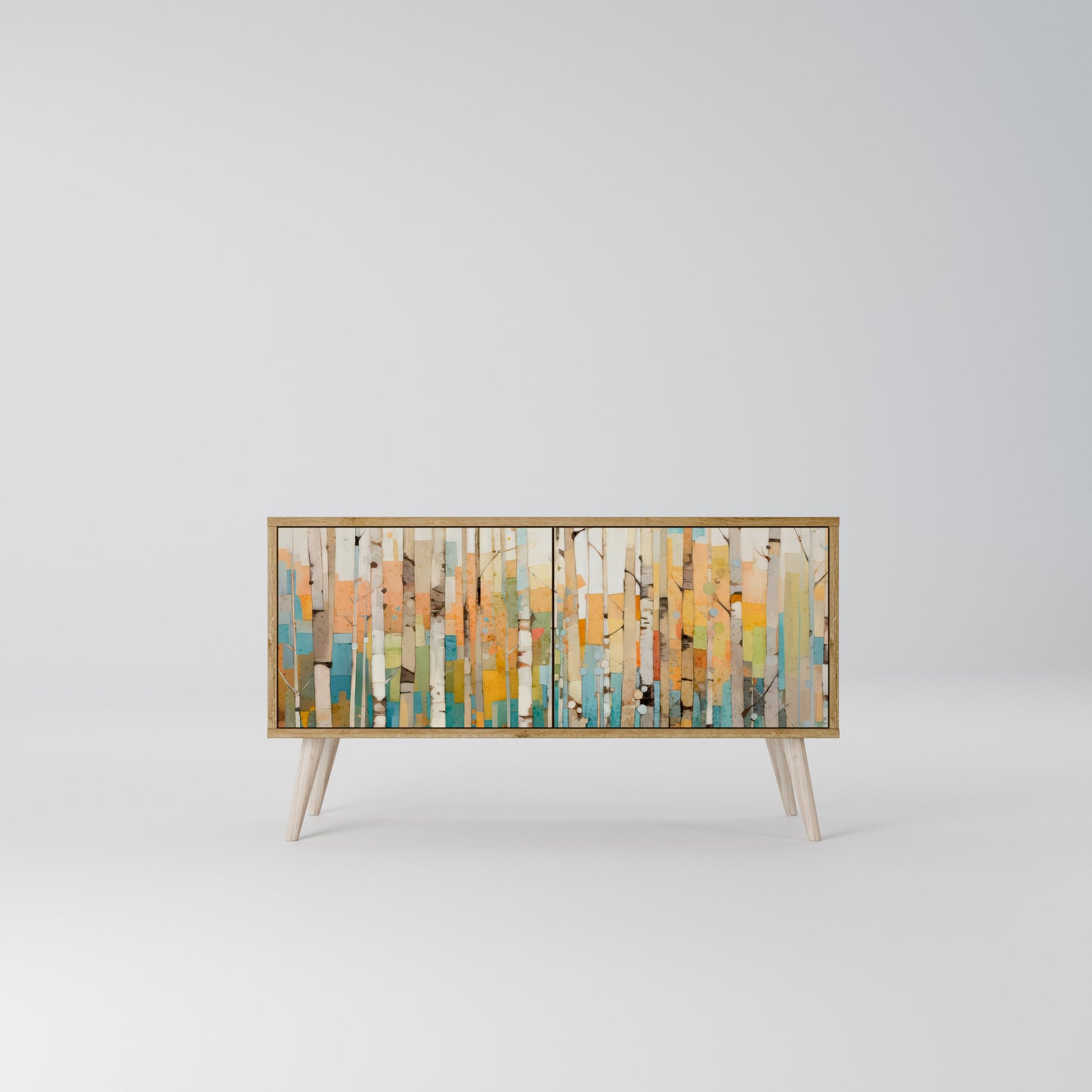 BIRCH KALEIDOSCOPE Kompaktní dvoudveřový TV stolek