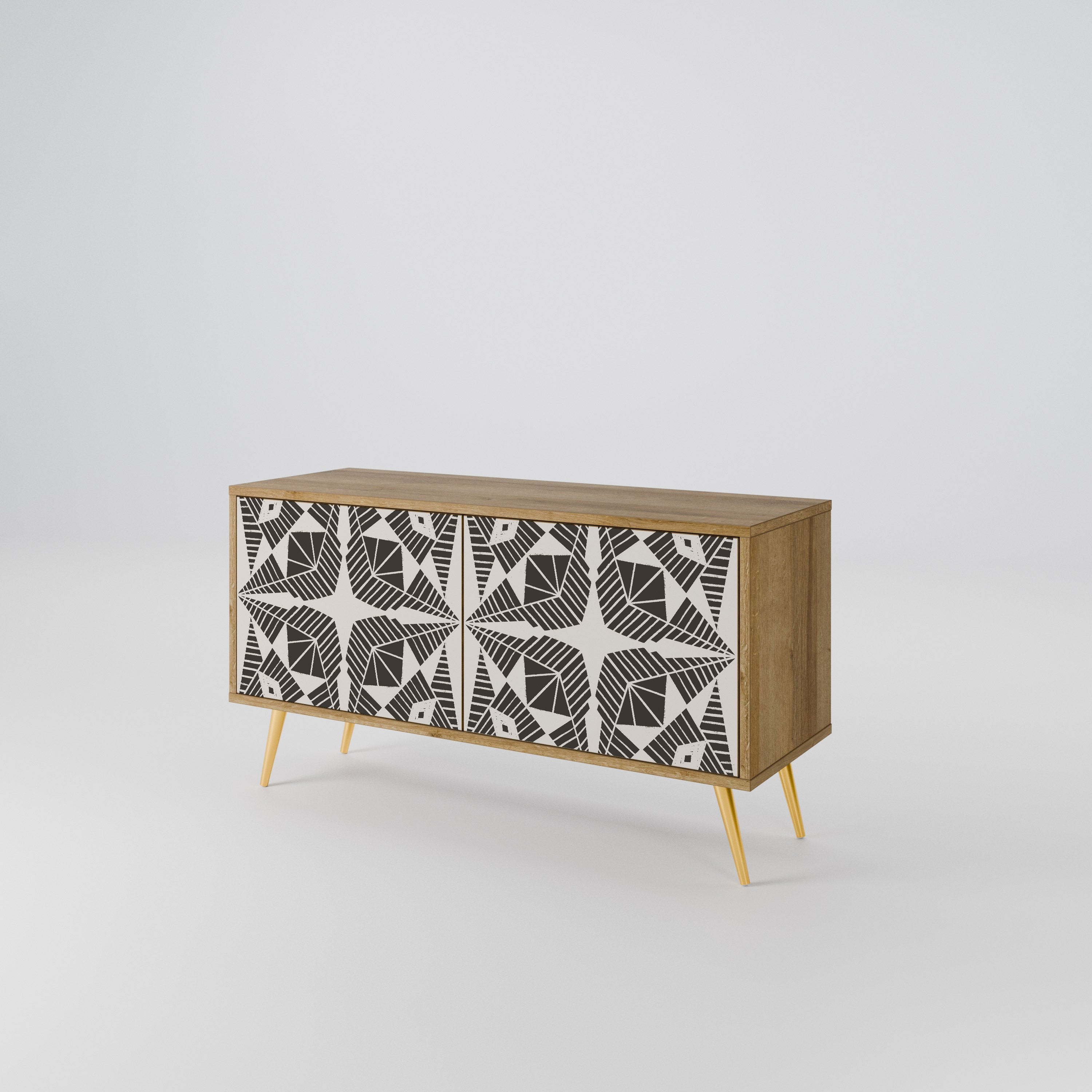 MONOCHROME NEXUS Compact 2-Door TV Cabinet