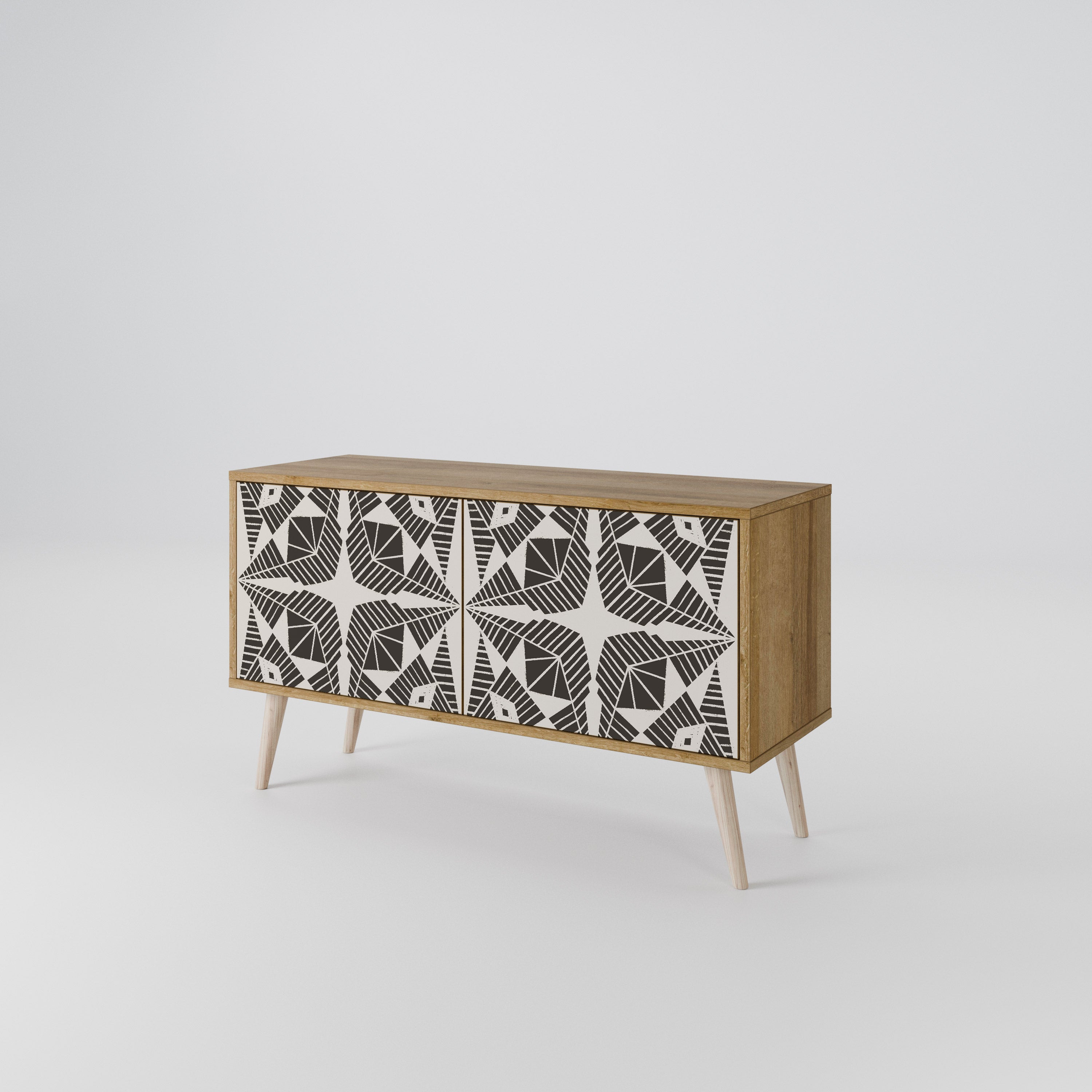 MONOCHROME NEXUS Compact 2-Door TV Cabinet