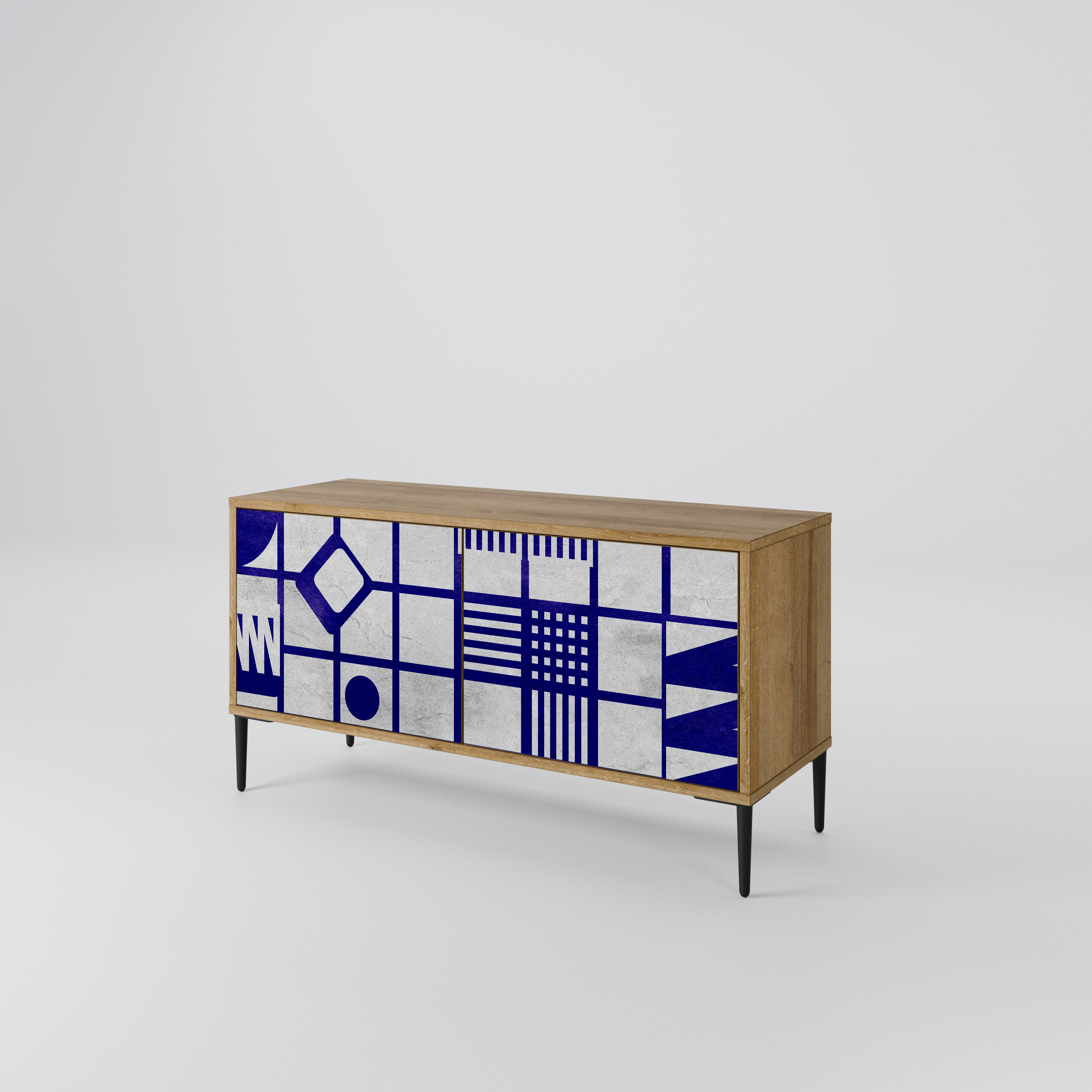 THE RIGHT PLACES Compact 2-Door TV Cabinet