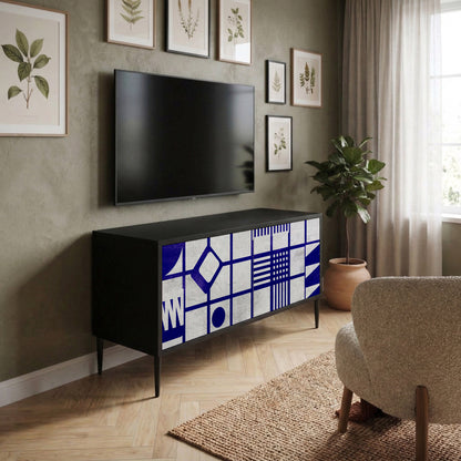 THE RIGHT PLACES Kompaktní dvoudveřový TV stolek