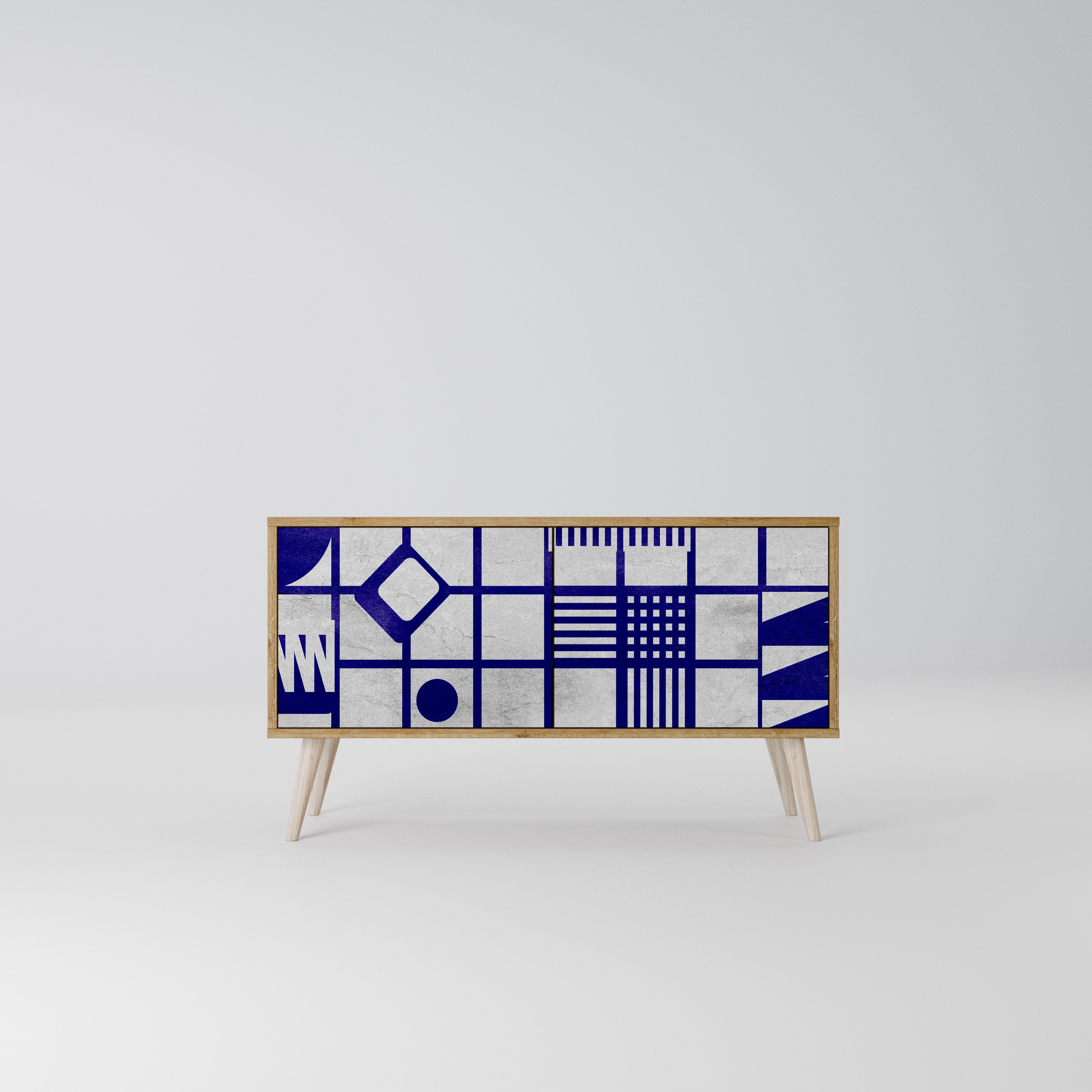 THE RIGHT PLACES Kompaktní dvoudveřový TV stolek