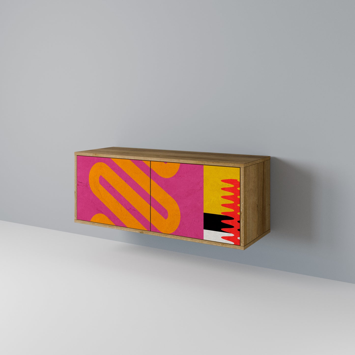 VIVID ART Kompaktní dvoudveřový TV stolek