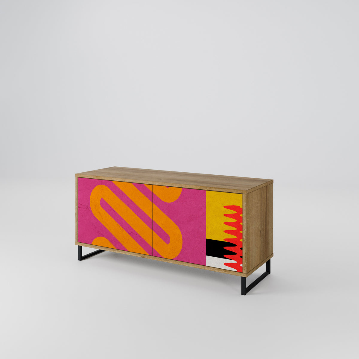 VIVID ART Kompaktní dvoudveřový TV stolek