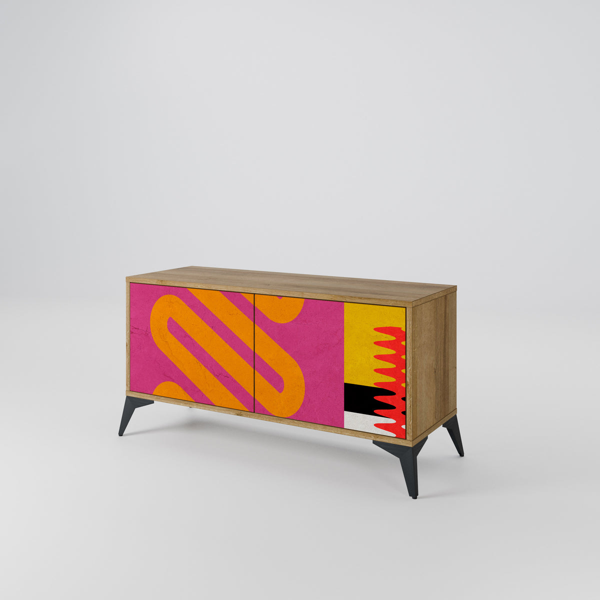 VIVID ART Kompaktní dvoudveřový TV stolek