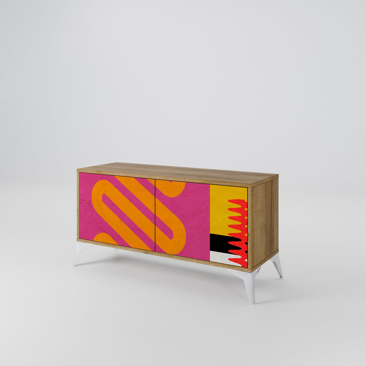 VIVID ART Kompaktní dvoudveřový TV stolek