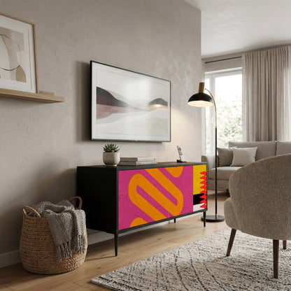 VIVID ART Kompaktní dvoudveřový TV stolek