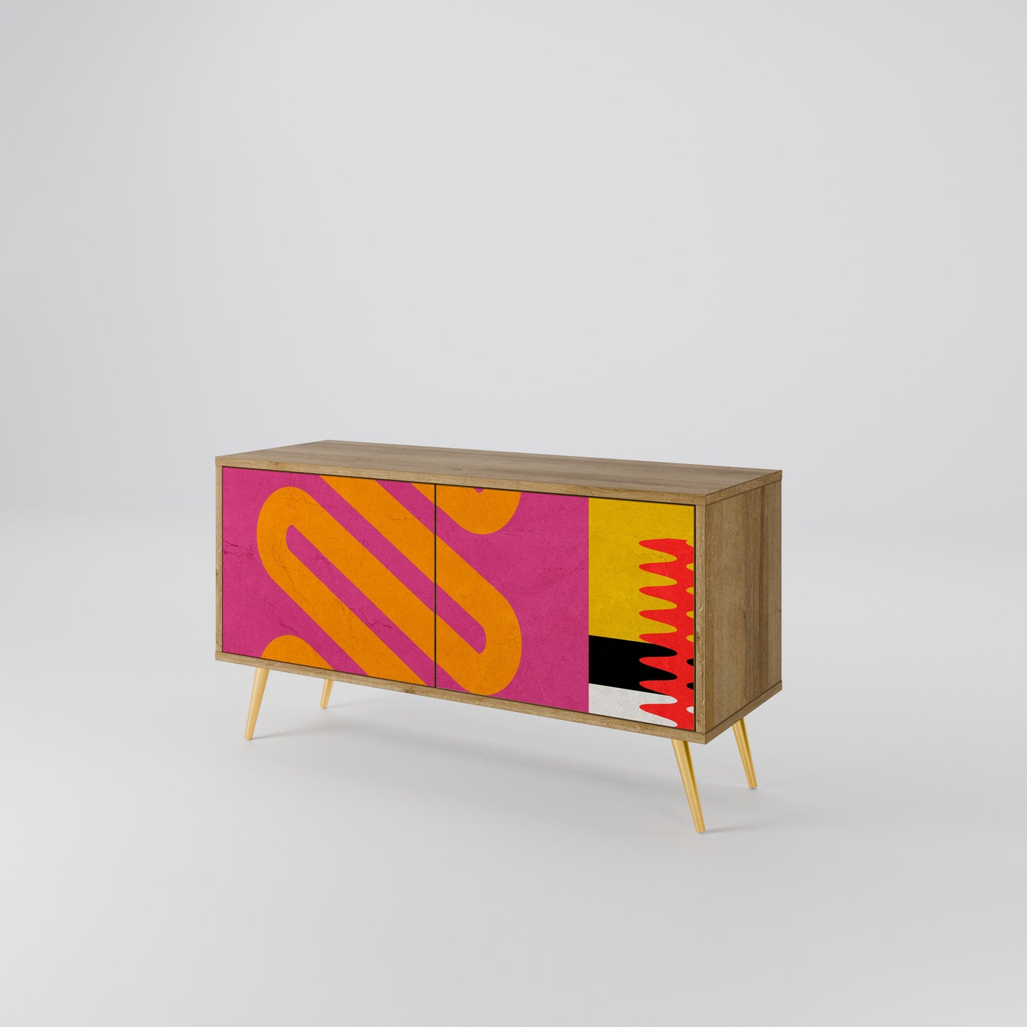 VIVID ART Kompaktní dvoudveřový TV stolek