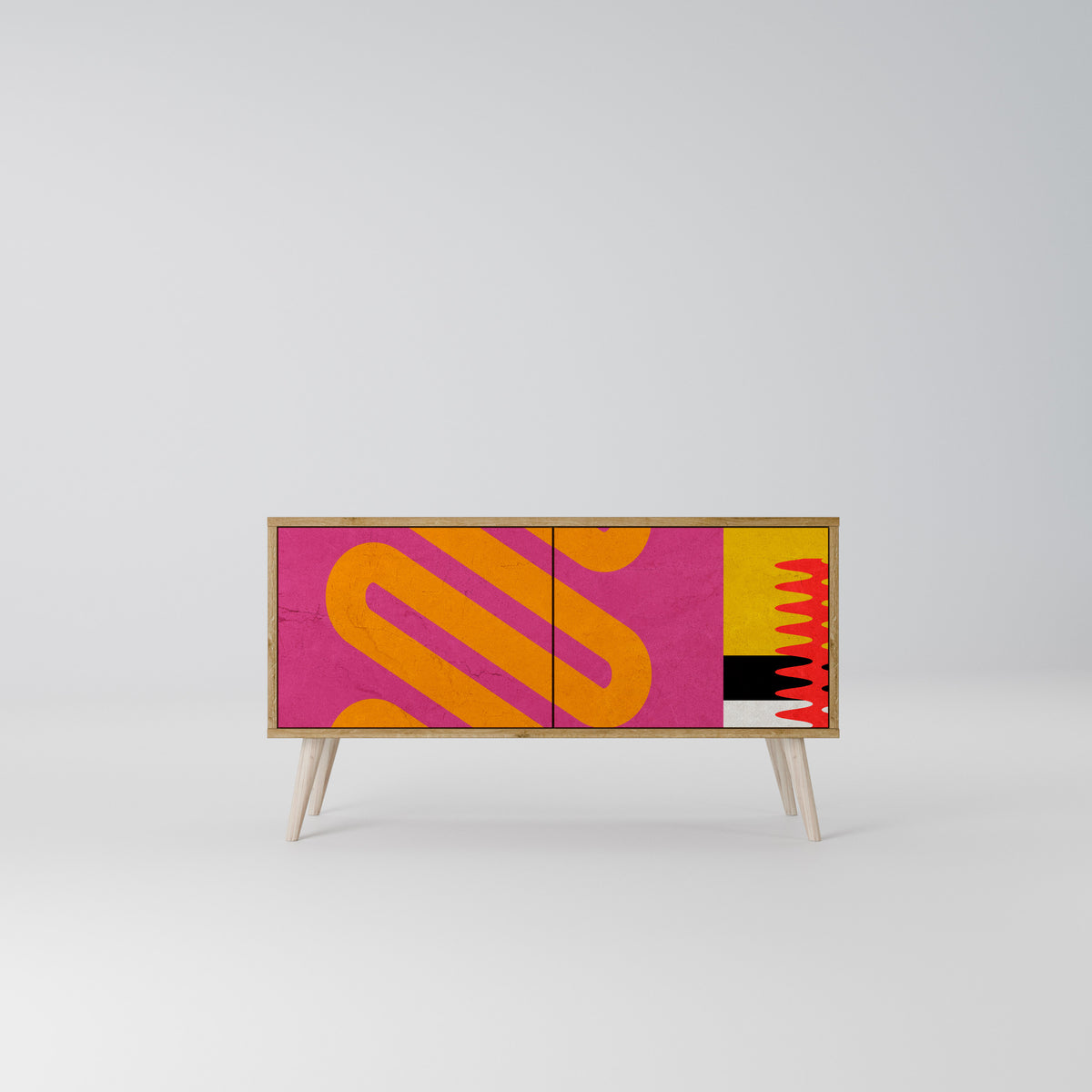 VIVID ART Kompaktní dvoudveřový TV stolek