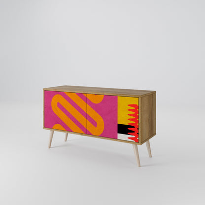 VIVID ART Kompaktní dvoudveřový TV stolek