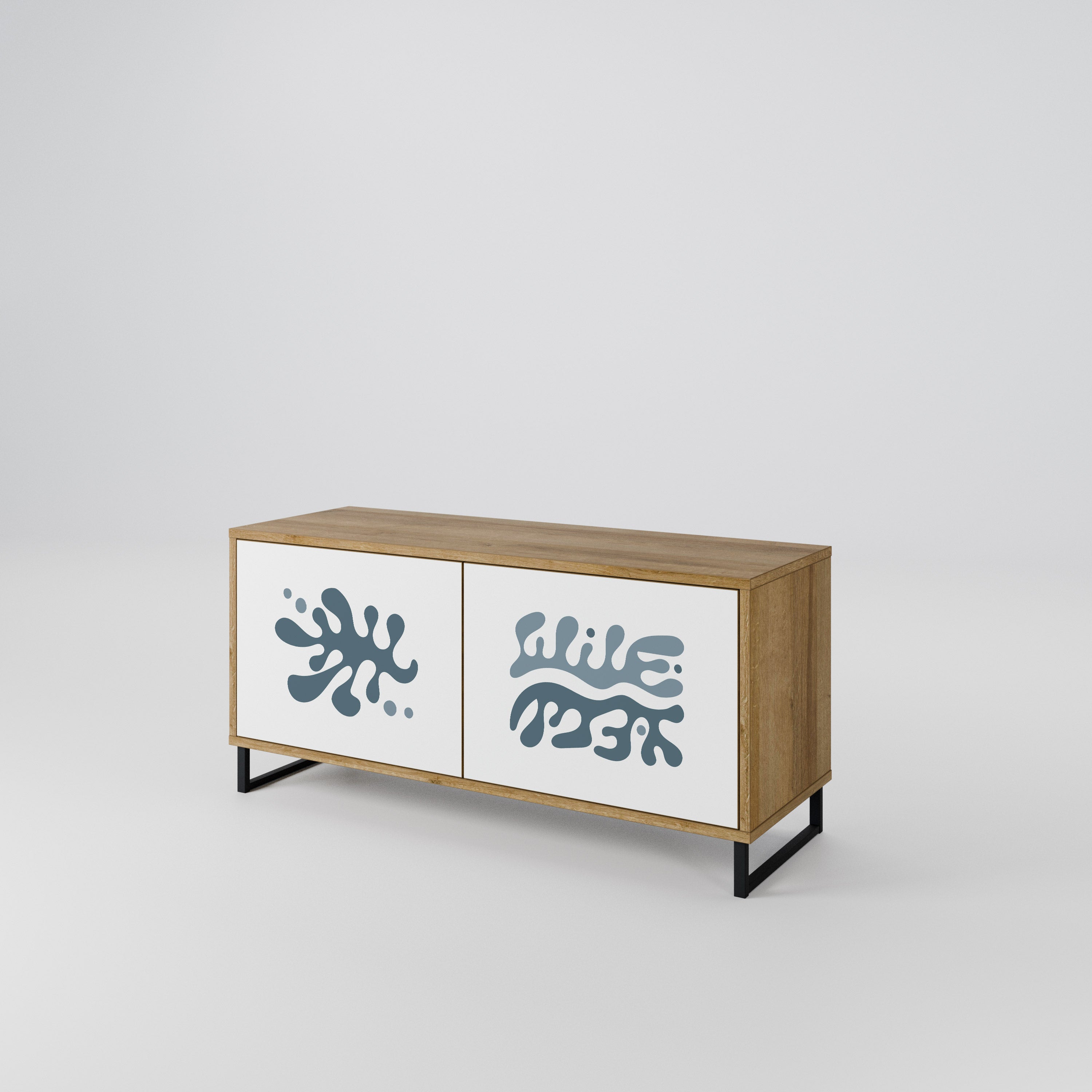 WONDERLAND VEGETATION Compact 2-Door TV Cabinet