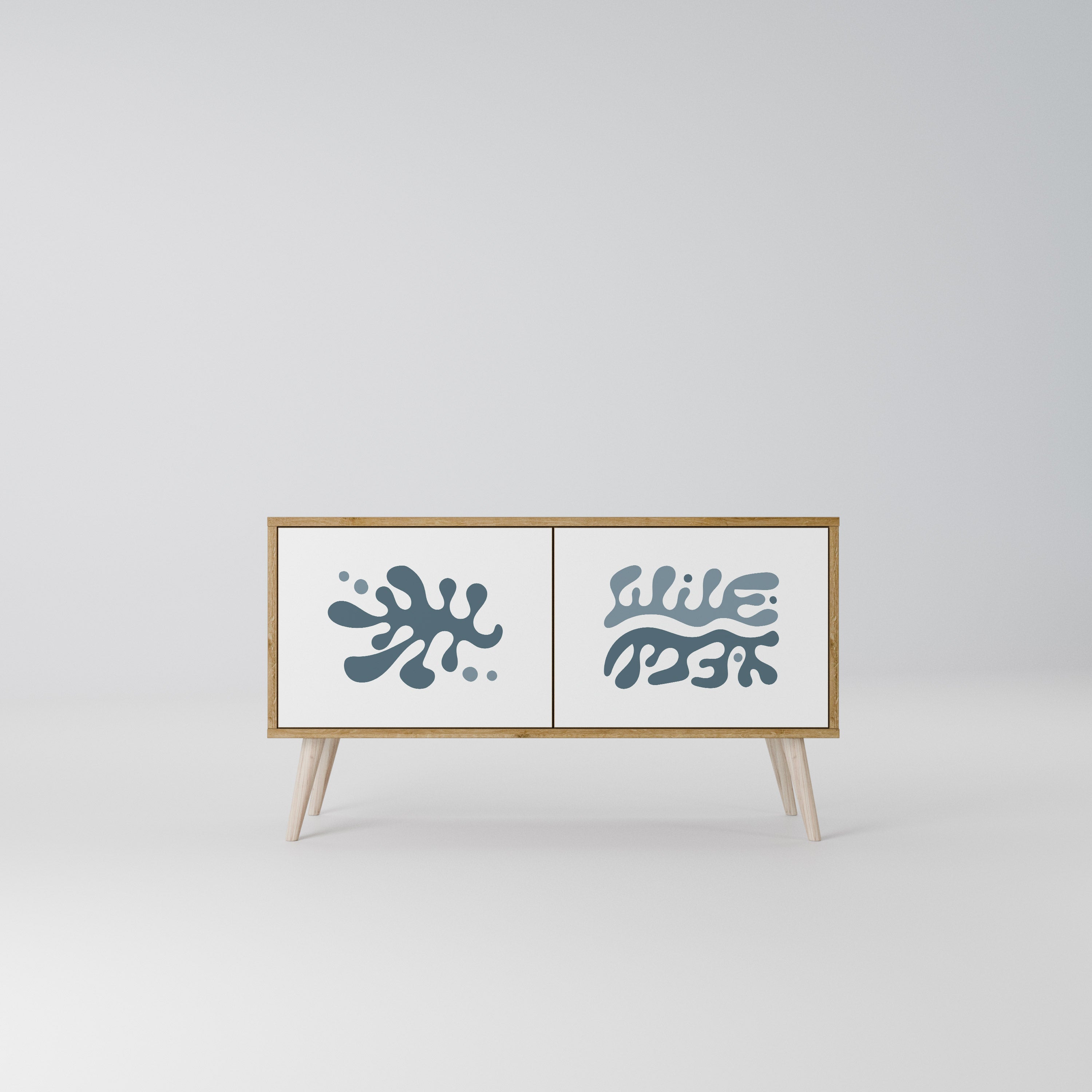 WONDERLAND VEGETATION Kompaktní dvoudveřový TV stolek