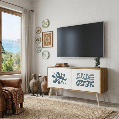 WONDERLAND VEGETATION Kompaktní dvoudveřový TV stolek