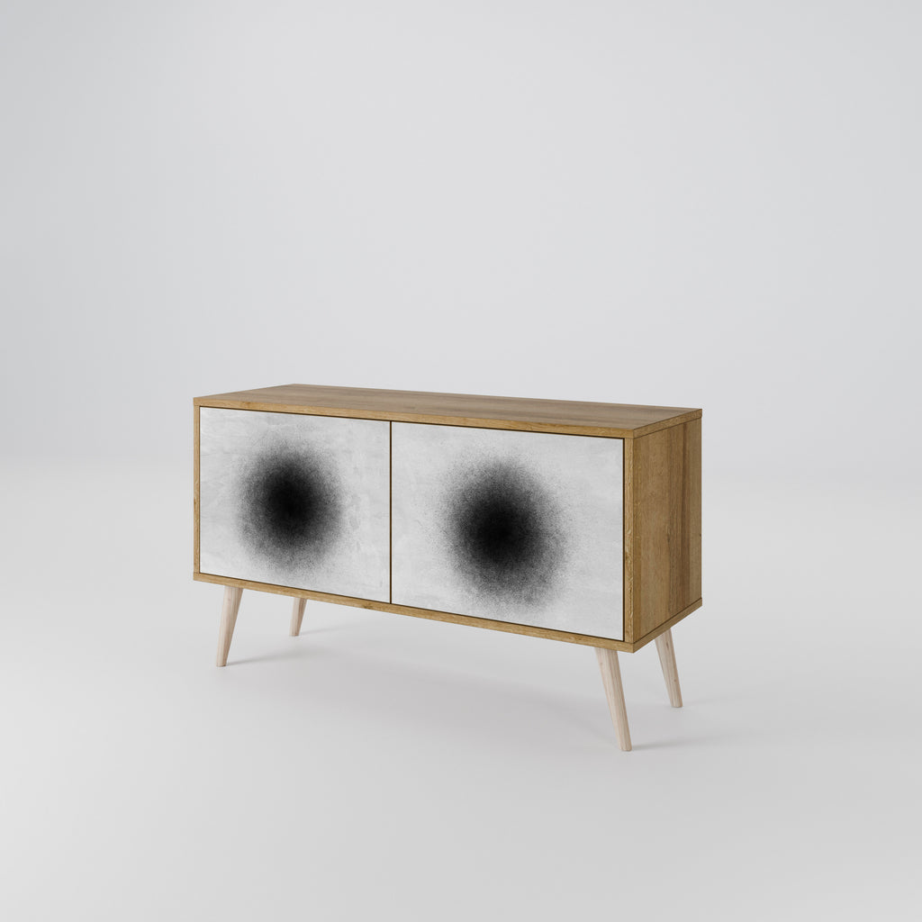 BLACK HOLE Compact 2-Door TV Cabinet