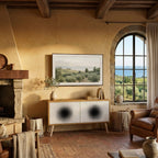 BLACK HOLE Kompaktní dvoudveřový TV stolek