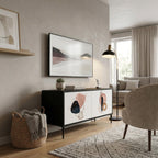 COLORFUL SHAPES Kompaktní dvoudveřový TV stolek