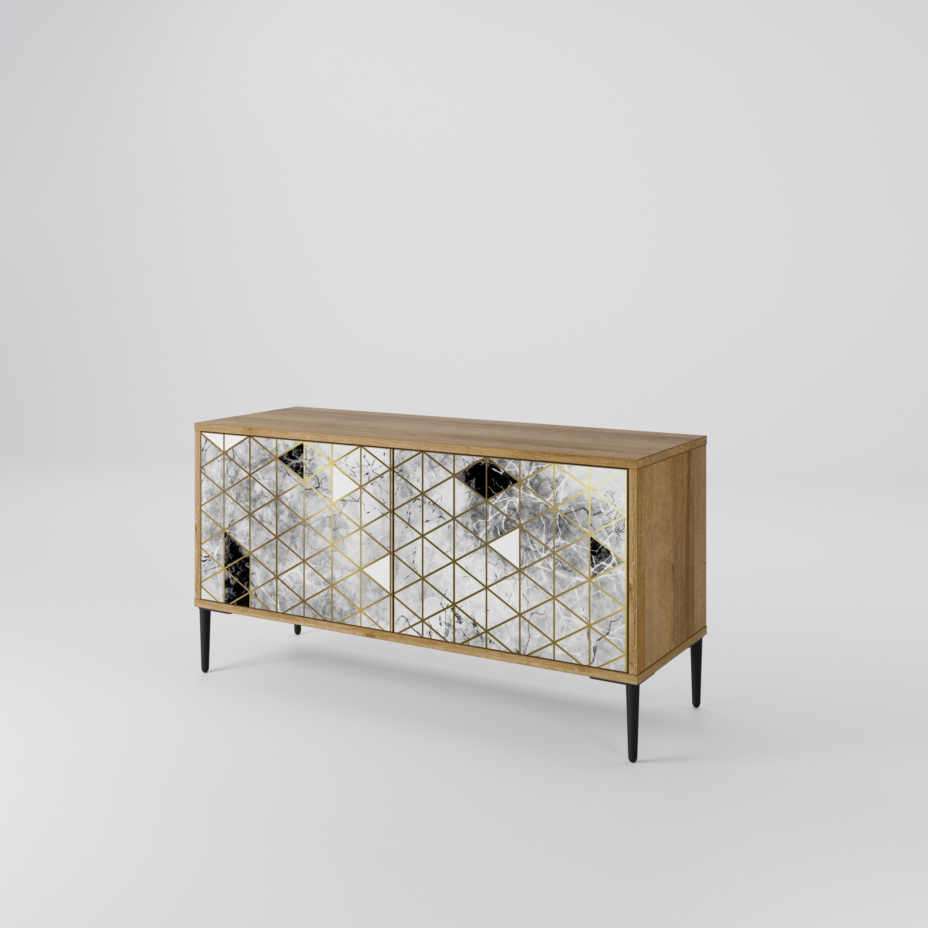 ASHEN ARIA Compact 2-Door TV Cabinet