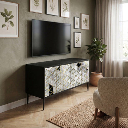 ASHEN ARIA Kompaktní dvoudveřový TV stolek