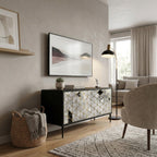 ASHEN ARIA Kompaktní dvoudveřový TV stolek