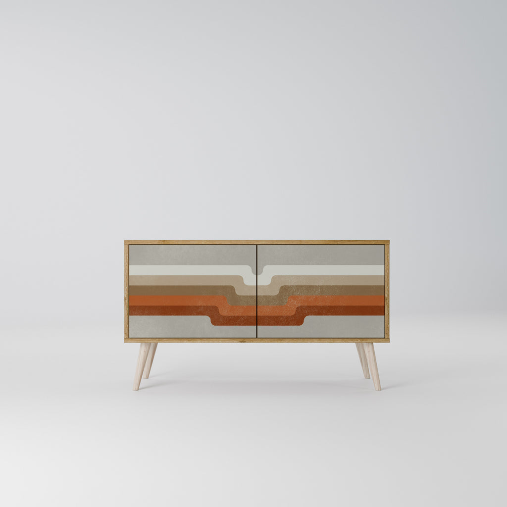 PECULIAR TRAIL Kompaktní dvoudveřový TV stolek