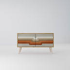 PECULIAR TRAIL Kompaktní dvoudveřový TV stolek