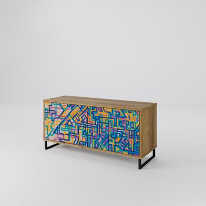 MEMORIES MAP Kompaktní dvoudveřový TV stolek