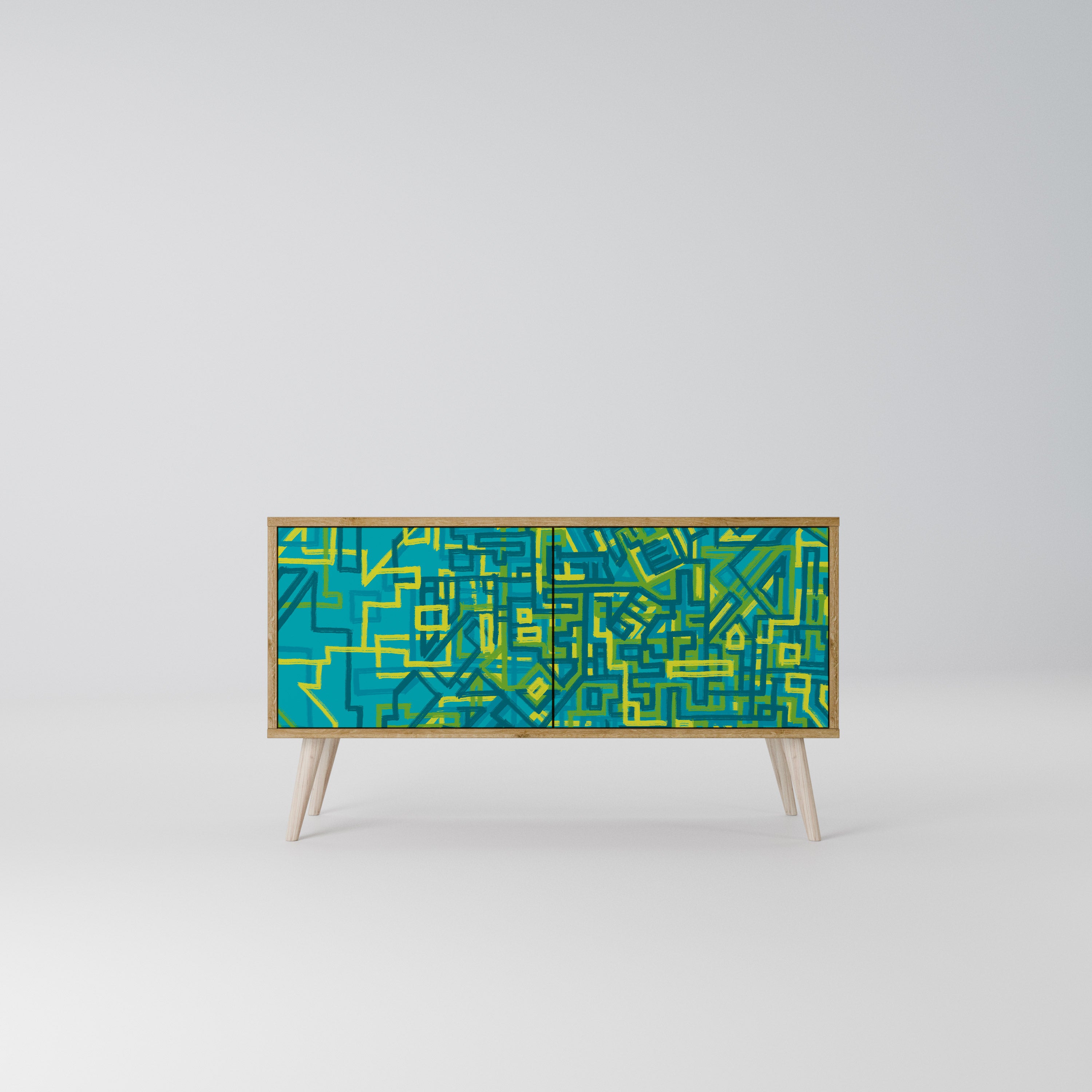 NOSTALGIC MEMORIES Kompaktní dvoudveřový TV stolek