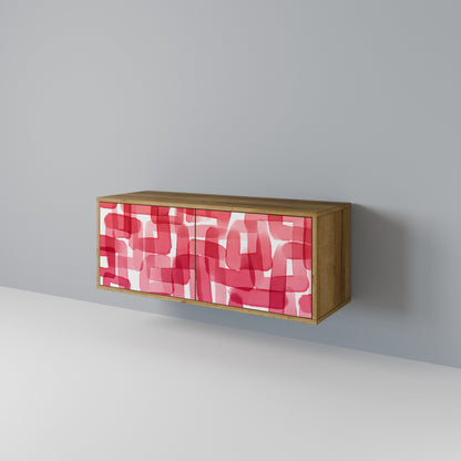 KALEIDOSCOPIC CUBISM Kompaktní dvoudveřový TV stolek