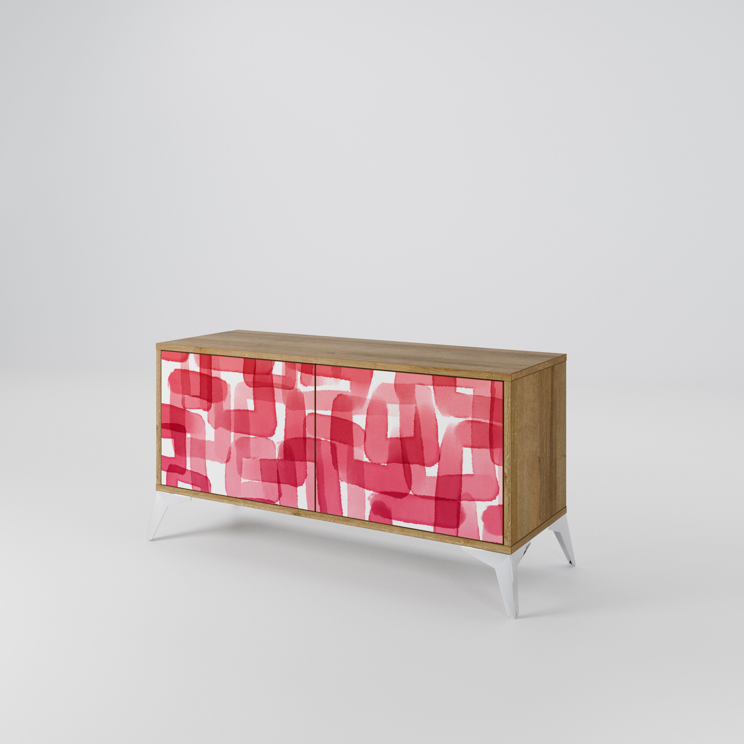 KALEIDOSCOPIC CUBISM Compact 2-Door TV Cabinet