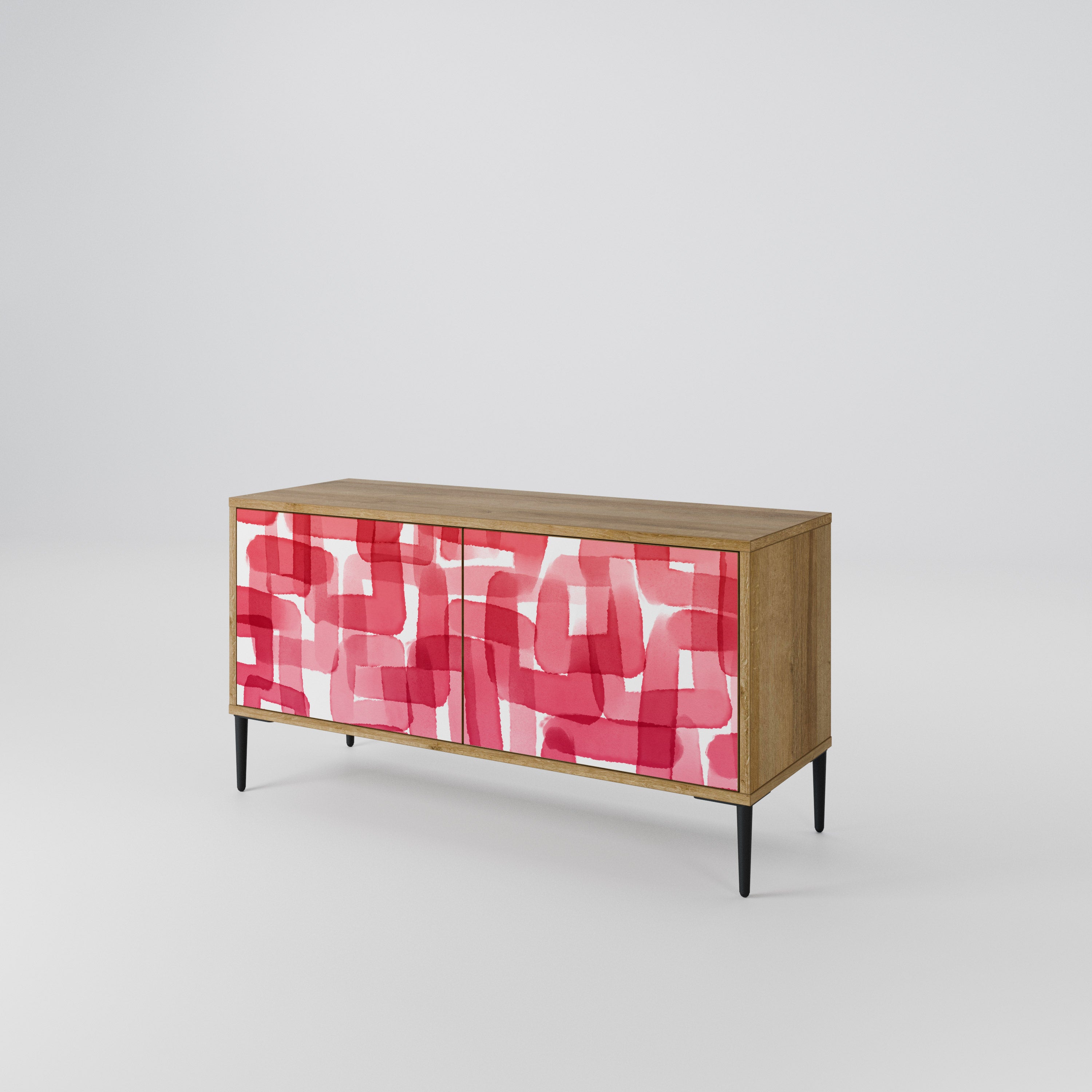 KALEIDOSCOPIC CUBISM Compact 2-Door TV Cabinet
