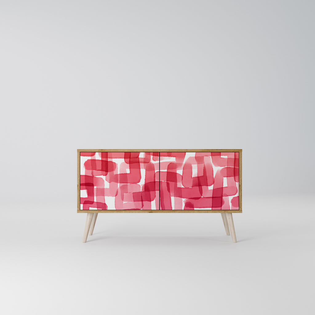 KALEIDOSCOPIC CUBISM Kompaktní dvoudveřový TV stolek