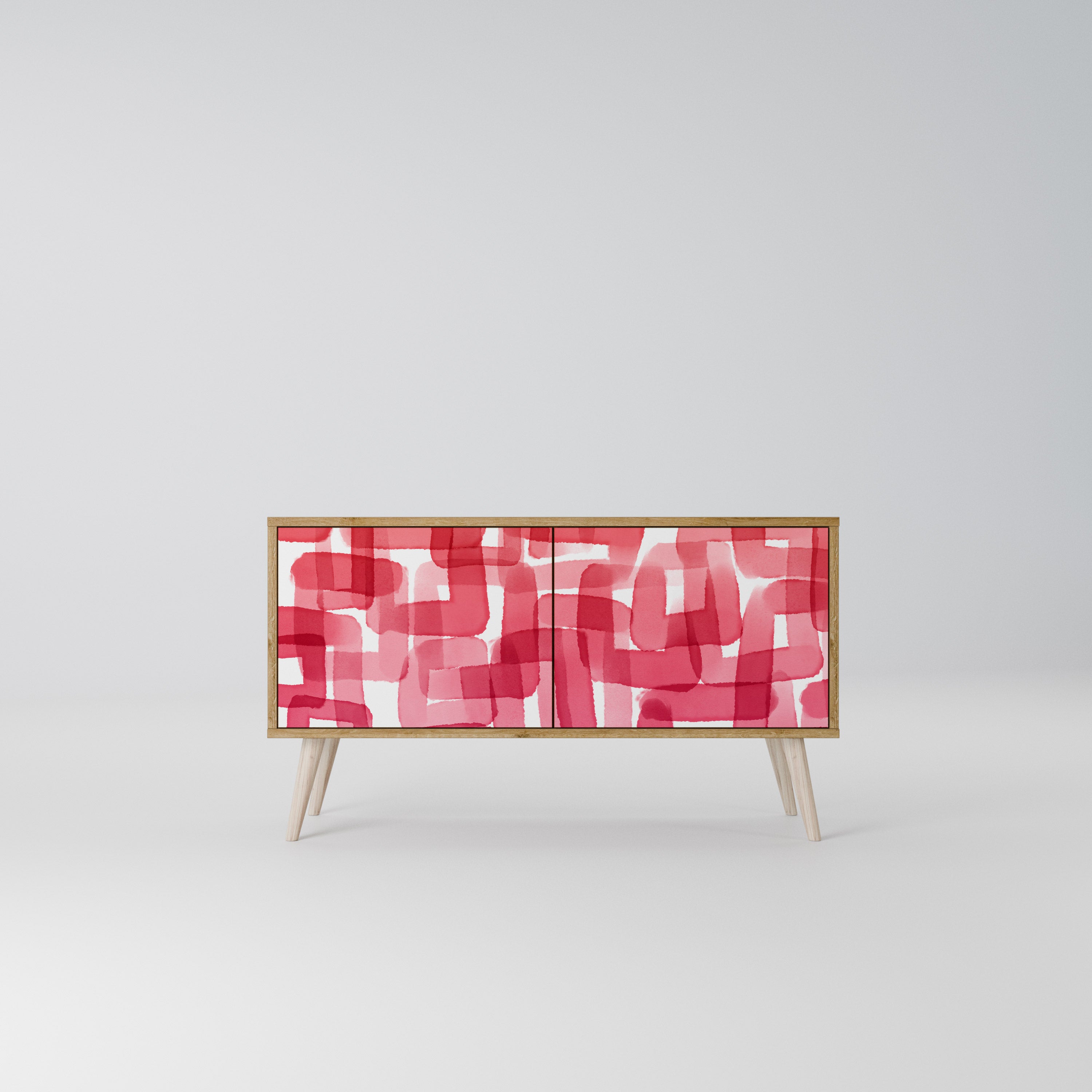 KALEIDOSCOPIC CUBISM Kompaktní dvoudveřový TV stolek