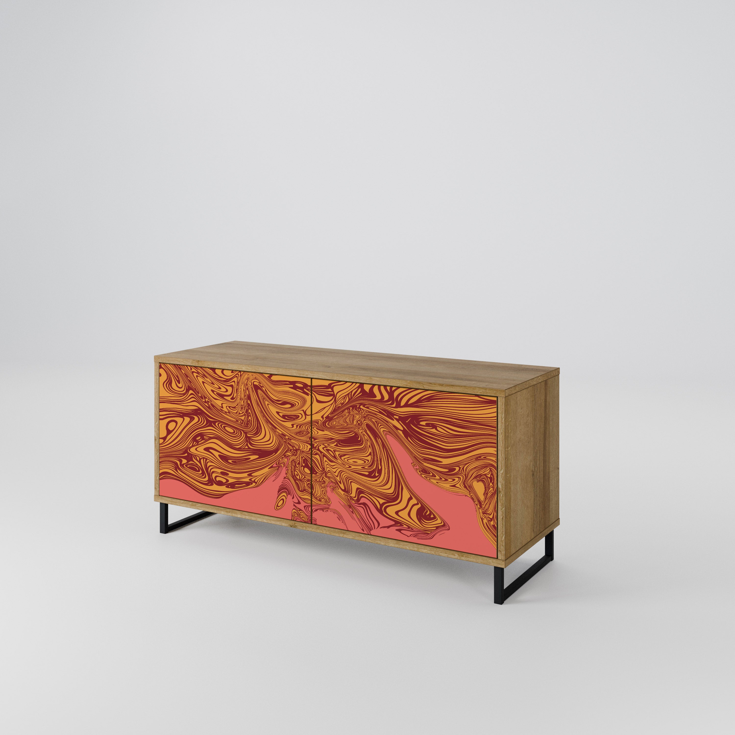 FLOATING THOUGHTS Compact 2-Door TV Cabinet