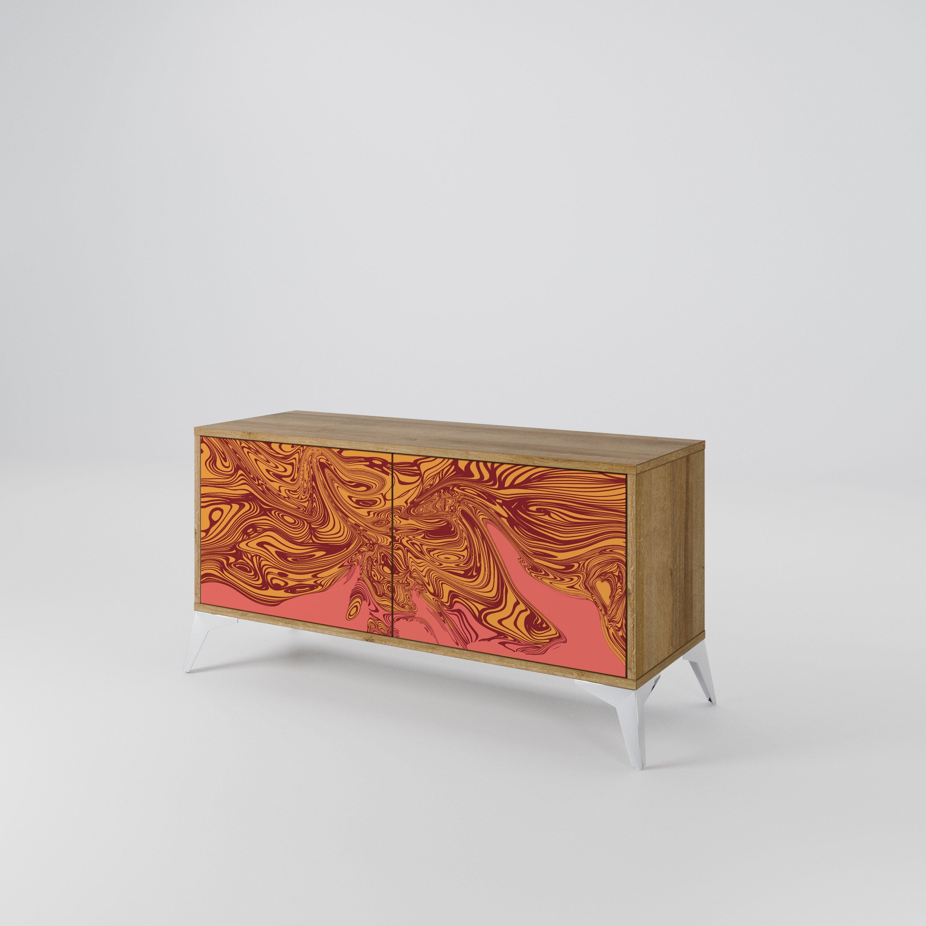 FLOATING THOUGHTS Compact 2-Door TV Cabinet