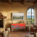 RISING GEOMETRY STARS Kompaktní dvoudveřový TV stolek