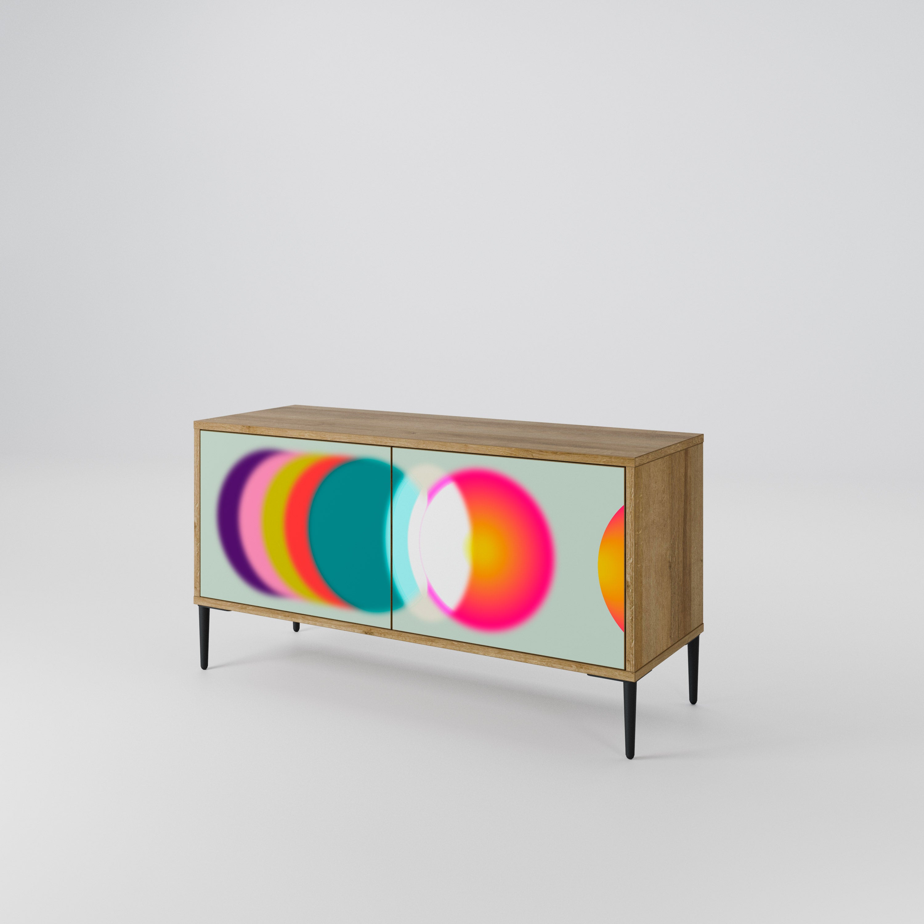 SYMPHONY OF COLORS Compact 2-Door TV Cabinet