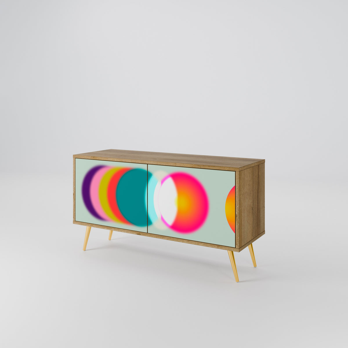 SYMPHONY OF COLORS Kompaktní dvoudveřový TV stolek