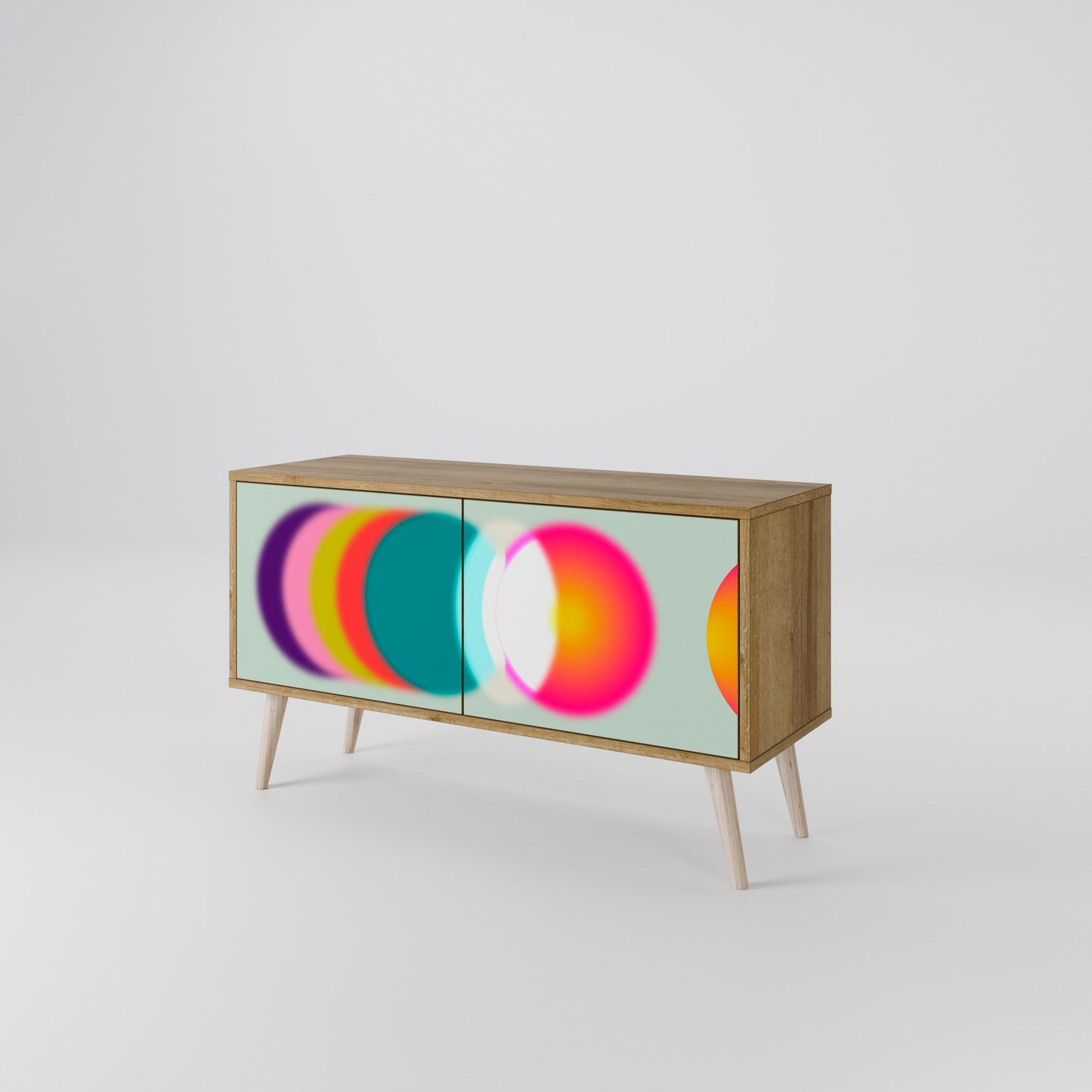 SYMPHONY OF COLORS Kompaktní dvoudveřový TV stolek