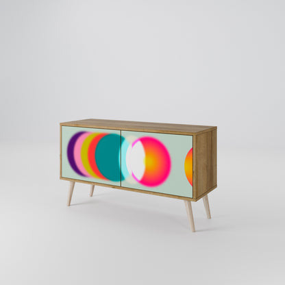 SYMPHONY OF COLORS Kompaktní dvoudveřový TV stolek